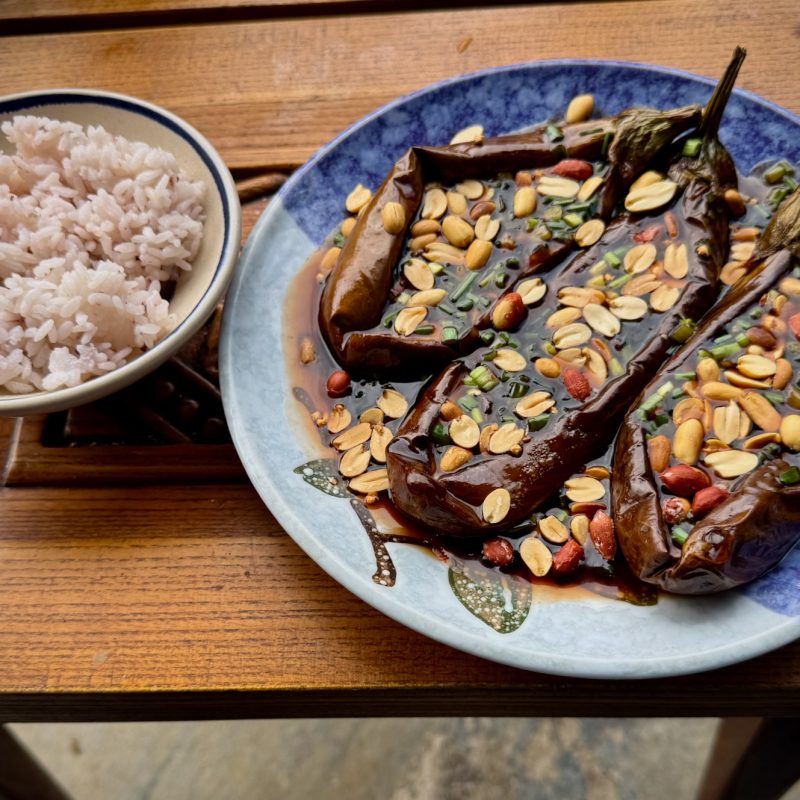 Eggplant in Sweet Soy Sauce