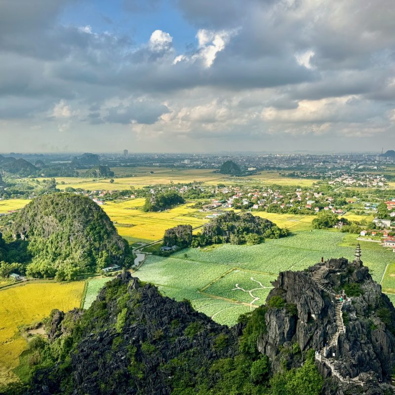 Scenes of Ninh Binh from Mua Cave