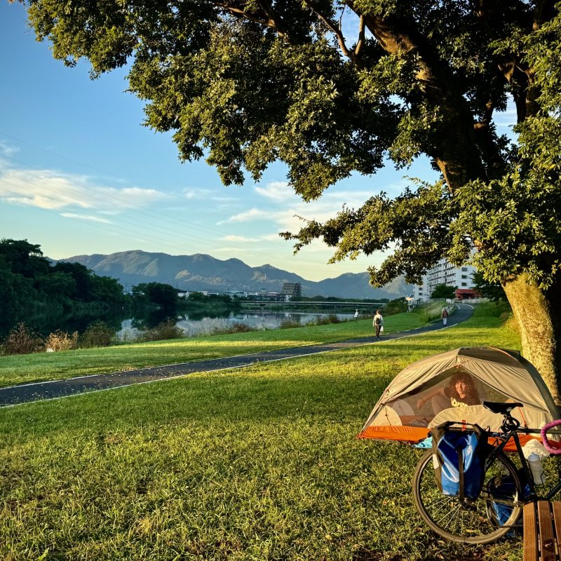 Camped in Idegahara Kasen Park