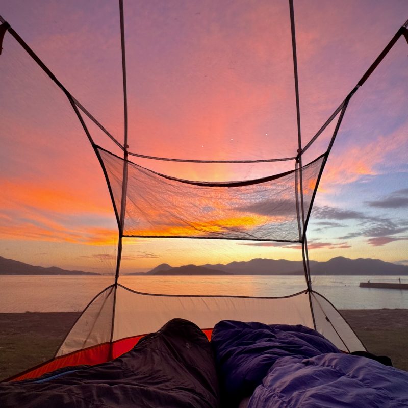 Dawn on the Seto Inland Sea