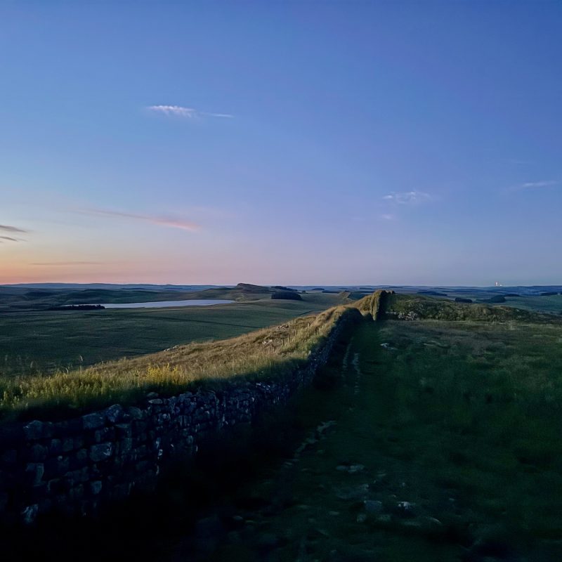 Along Hadrian's Wall at Dusk