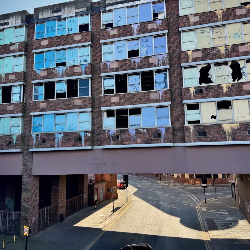 Bashed Out Building