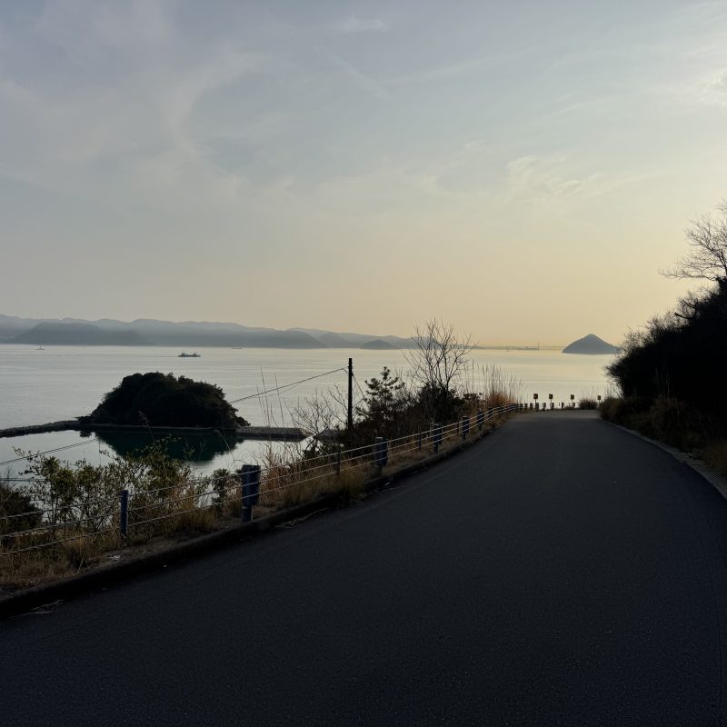 Dusk Ride on Naoshima