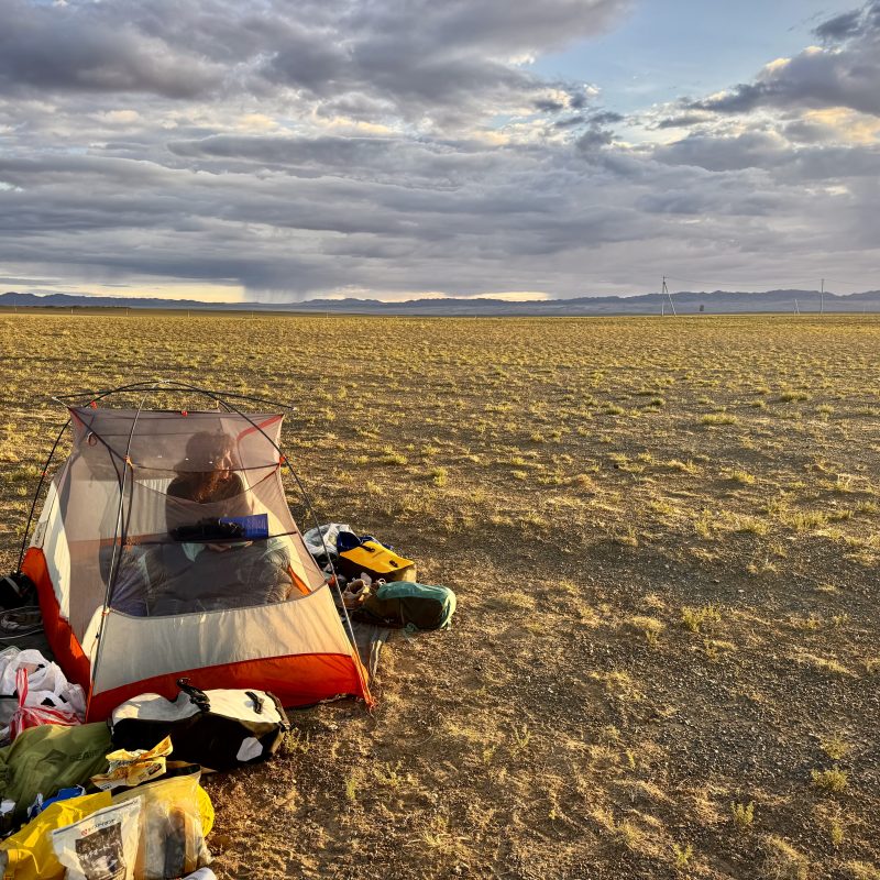 Camped on the Bayandalai Outskirts