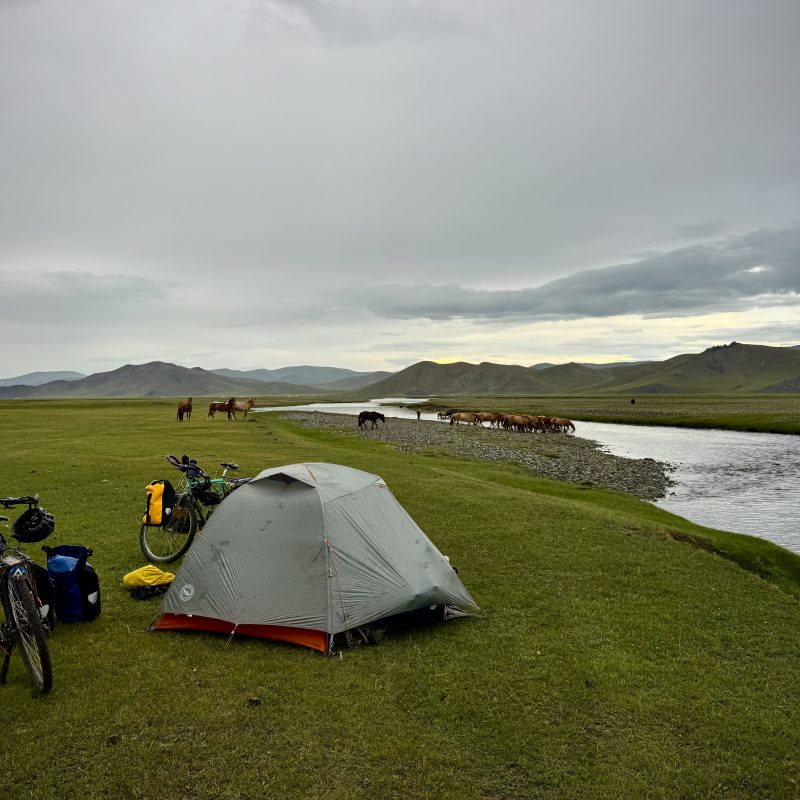 Encamped at the Watering Hole