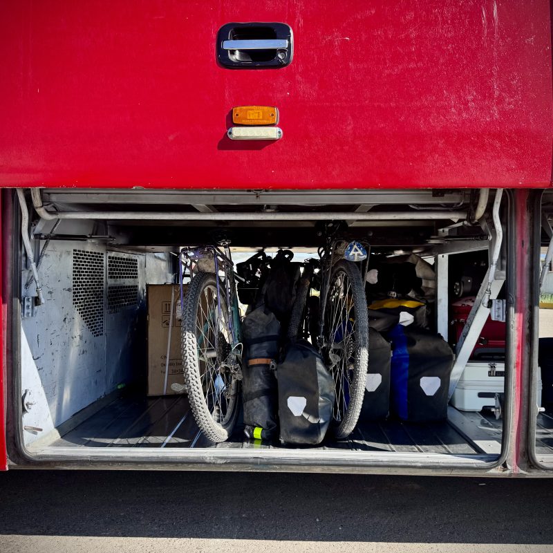 Stowing the Bikes